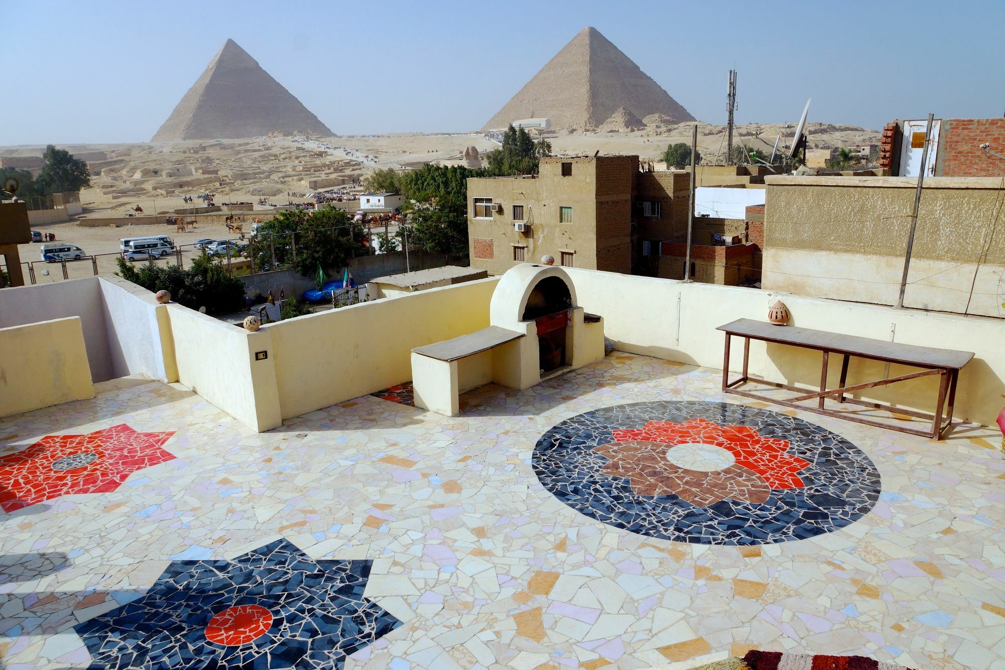 Pyramids Loft Homestay Kafrat al Jabal Exterior foto